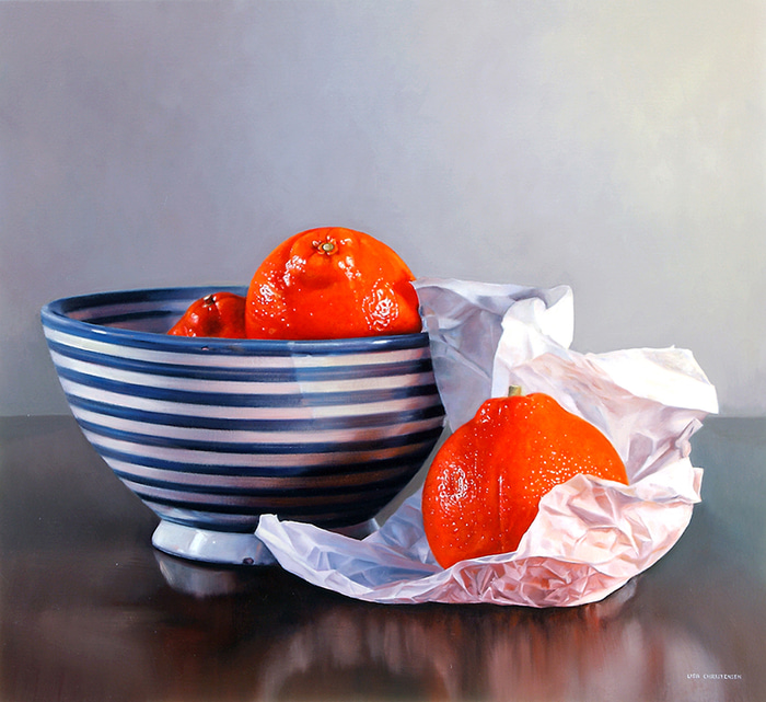 Three Tangelos by Lisa Christensen | Lethbridge Gallery